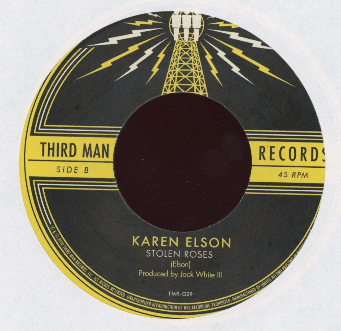 Karen Elson - The Ghost Who Walks on Third Man 45 With Picture Sleeve