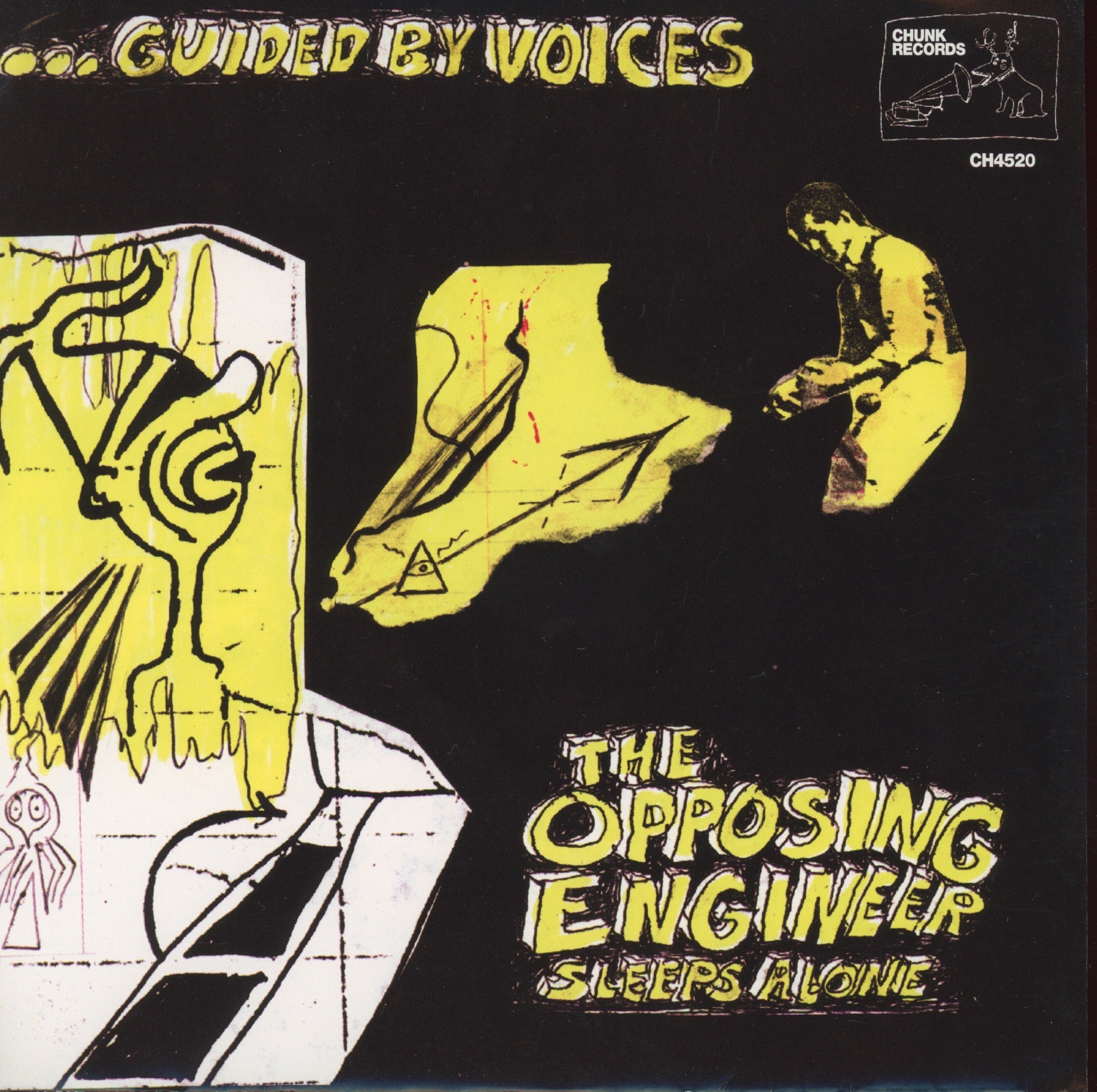 Guided By Voices / New Radiant Storm King - The Opposing Engineer Sleeps Alone / I Am A Scientist on Chunk Split 7" With Picture Sleeve