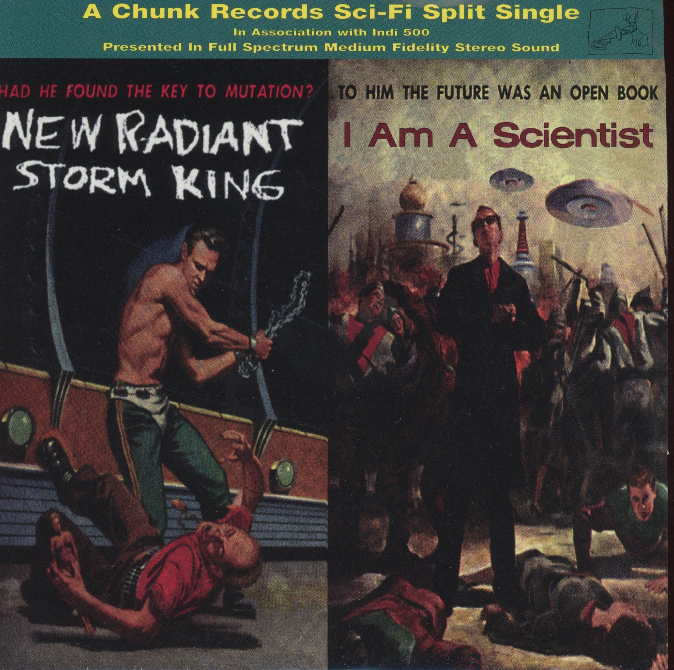 Guided By Voices / New Radiant Storm King - The Opposing Engineer Sleeps Alone / I Am A Scientist on Chunk Split 7" With Picture Sleeve