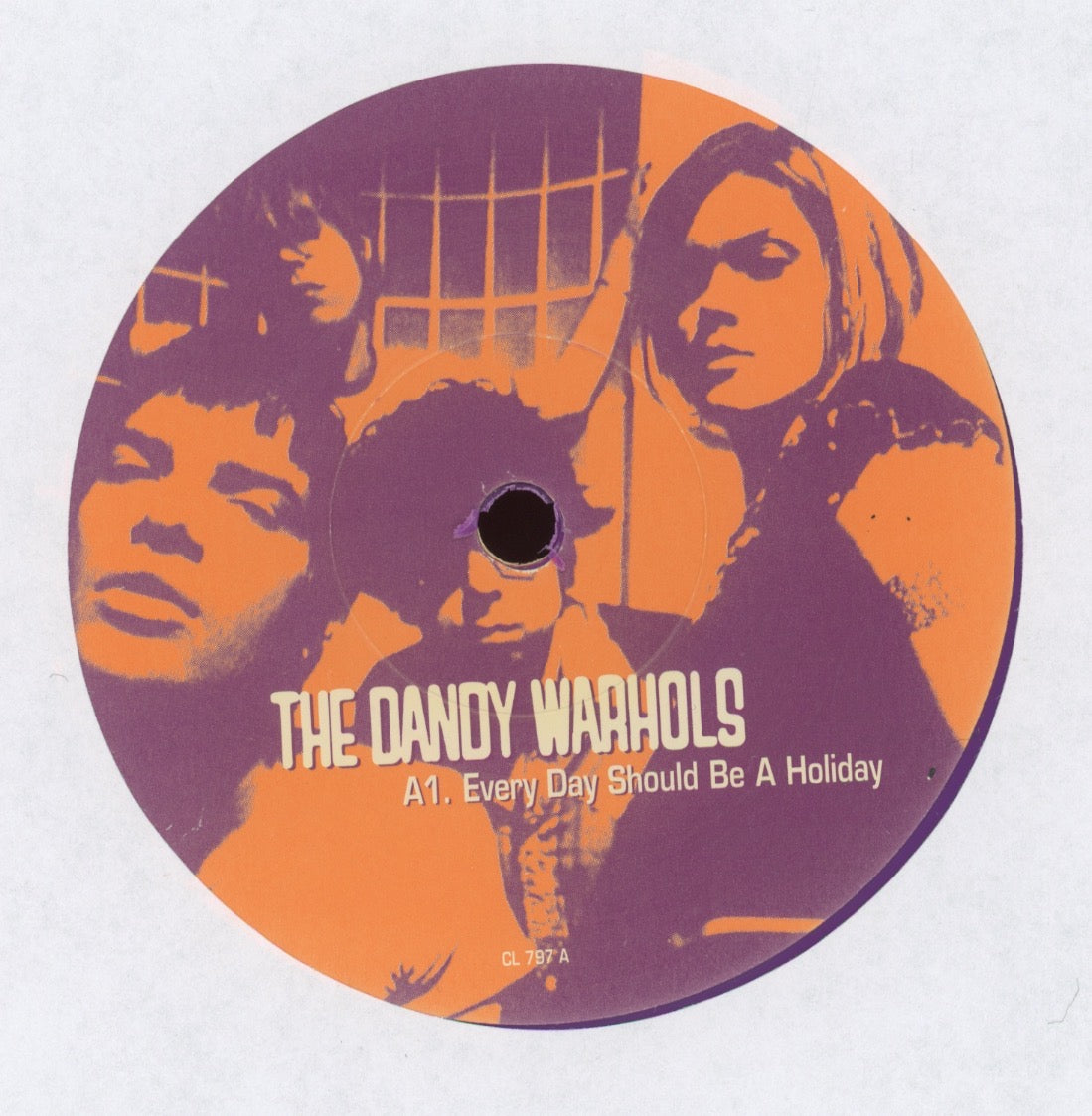 The Dandy Warhols - Every Day Should Be A Holiday on Capitol Purple Vinyl 7" With Picture Sleeve