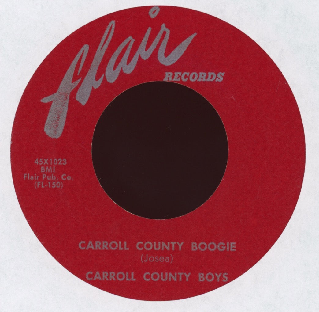 Carroll County Boys - Carroll County Boogie on Flair Hillbilly Boogie 45