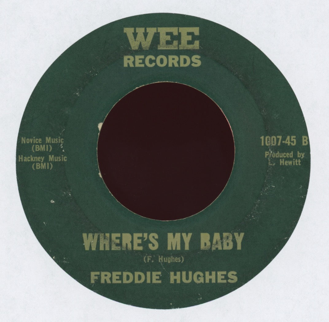 Freddie Hughes - Send My Baby Back on Wee Northern Soul 45