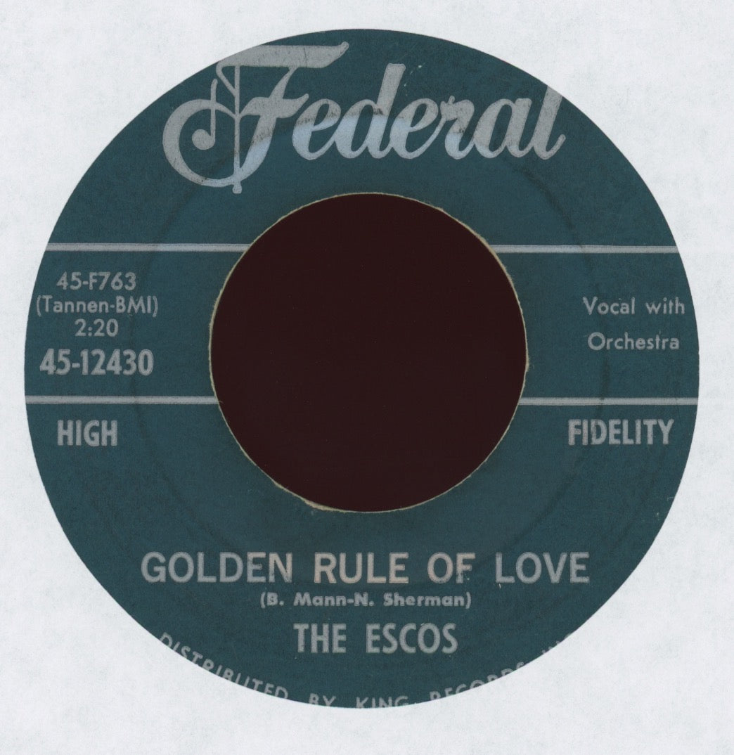 The Escos - Whatcha Bet on Federal R&B Doo Wop 45