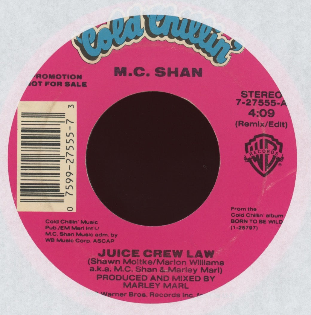 MC Shan - Juice Crew Law on Cold Chillin' Promo Rap 45