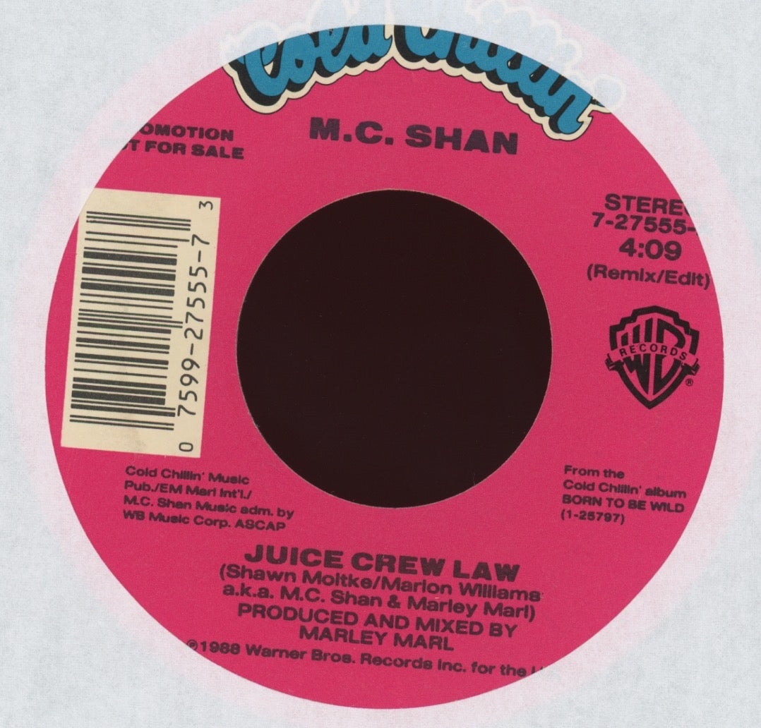 MC Shan - Juice Crew Law on Cold Chillin' Promo Rap 45