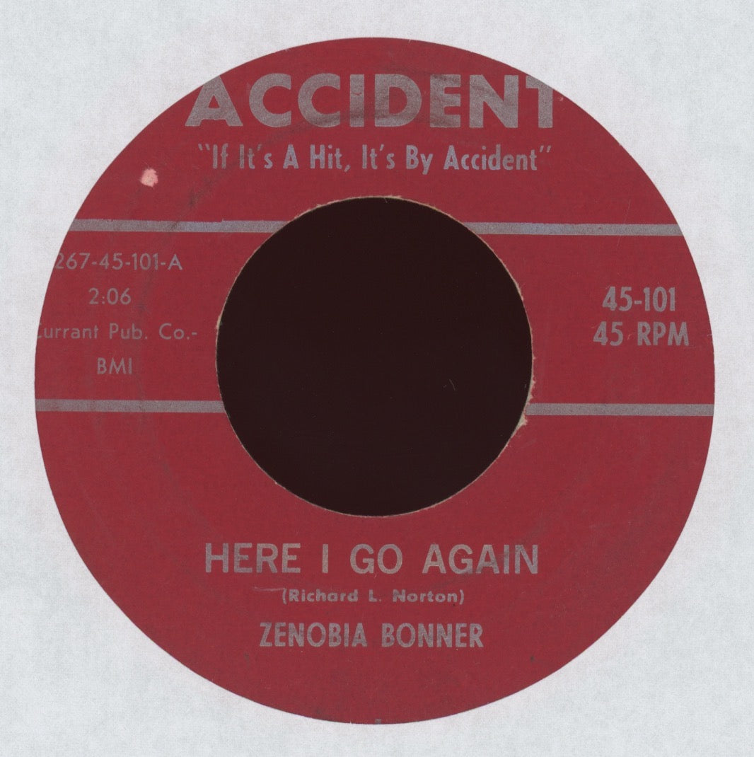 Zenobia Bonner - All Alone on Accident R&B Northern Soul 45