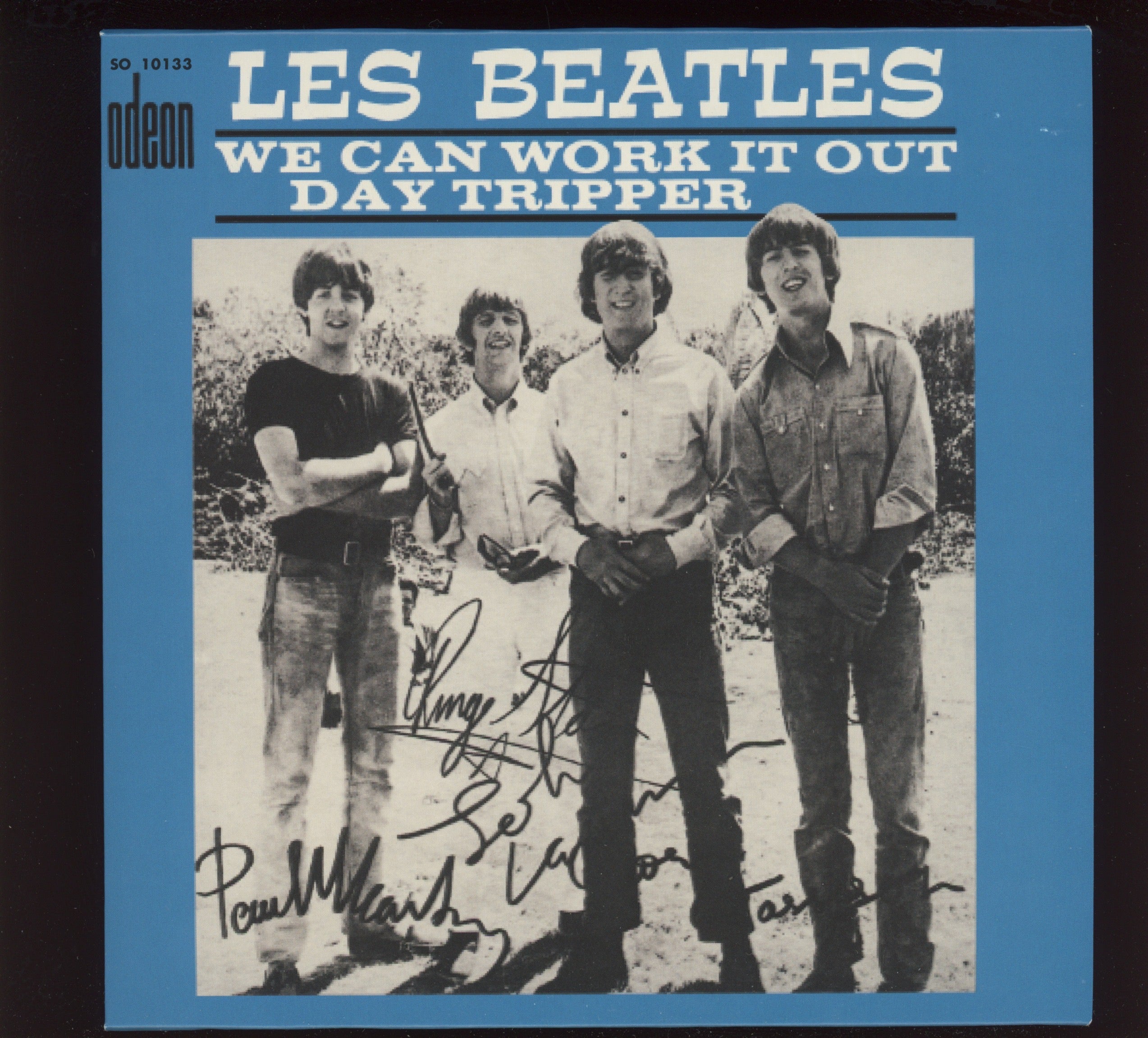 The Beatles Les Beatles - We Can Work It Out / Day Tripper on Odeon 7" Reissue With Picture Cover