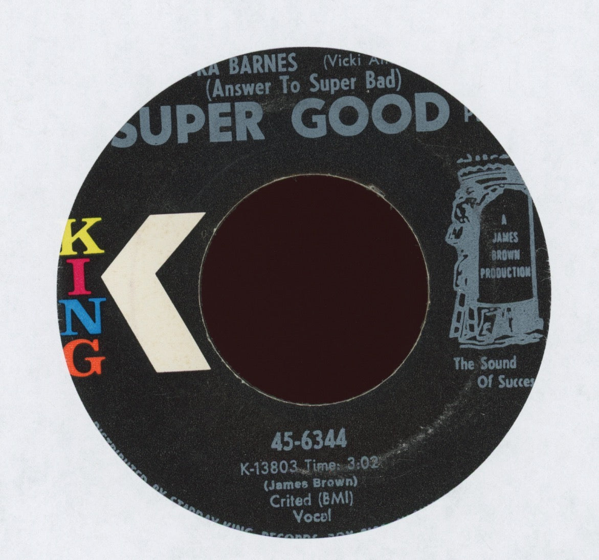 Myra Barnes - Super Good on King Funk 45