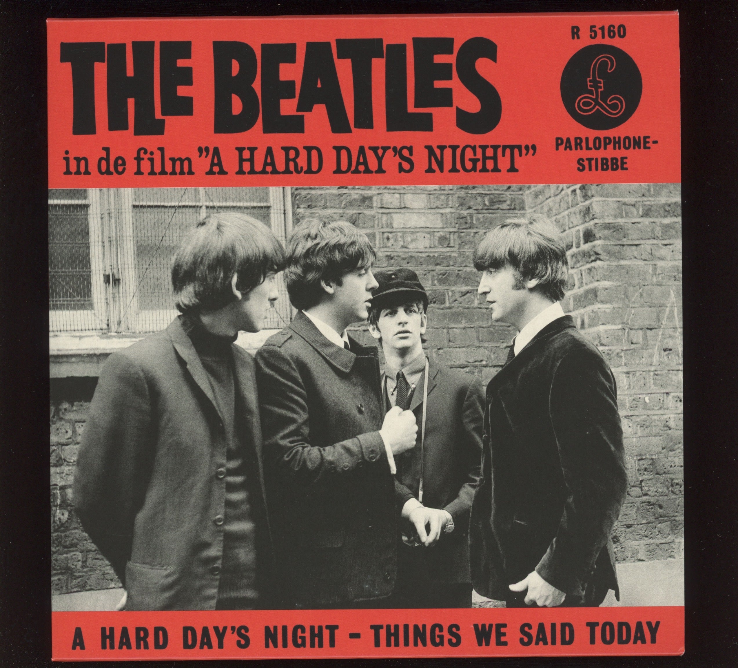 The Beatles - A Hard Day's Night / Things We Said Today on Parlophone 7" Reissue With Picture Cover