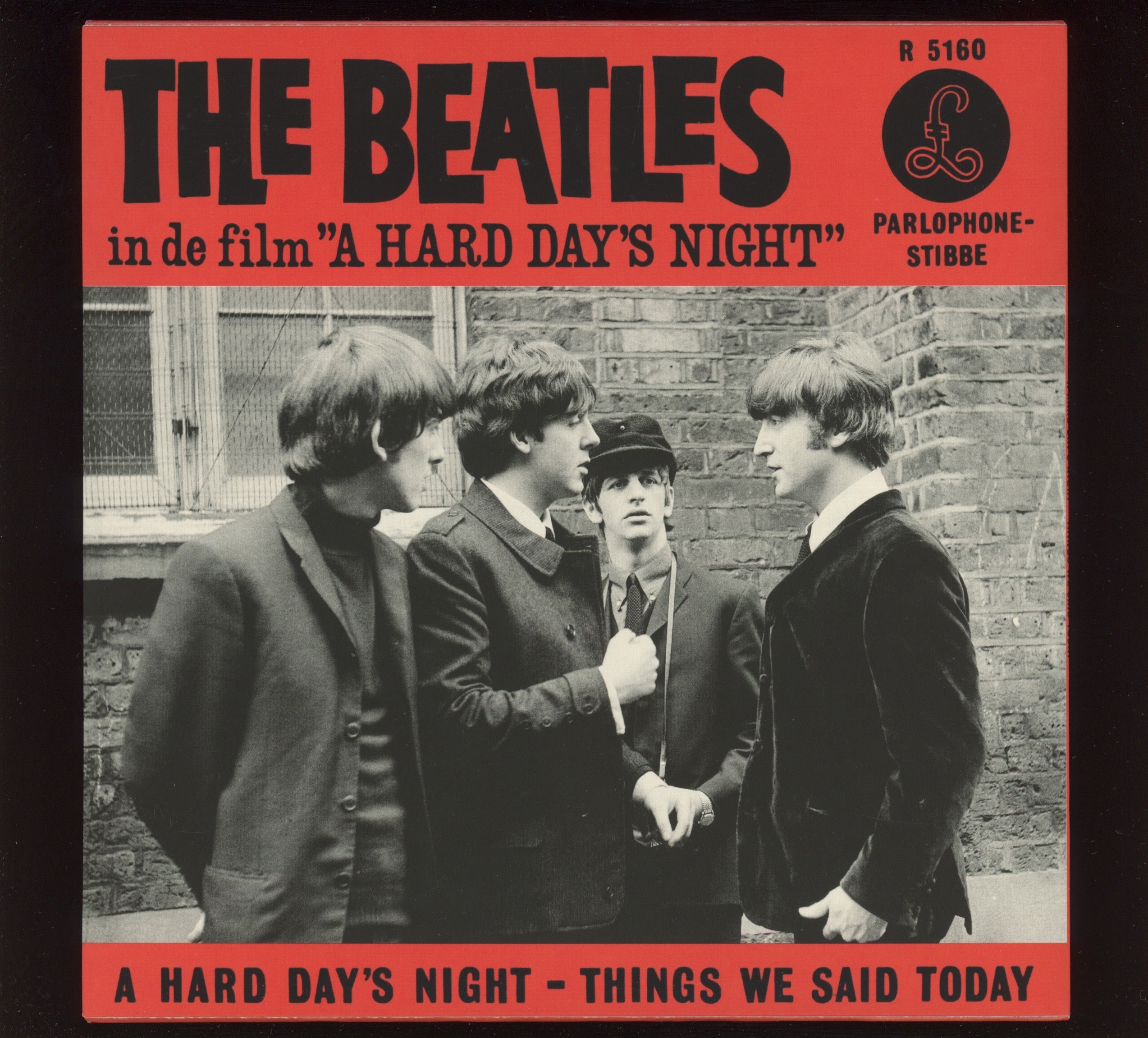 The Beatles - A Hard Day's Night / Things We Said Today on Parlophone 7" Reissue With Picture Cover