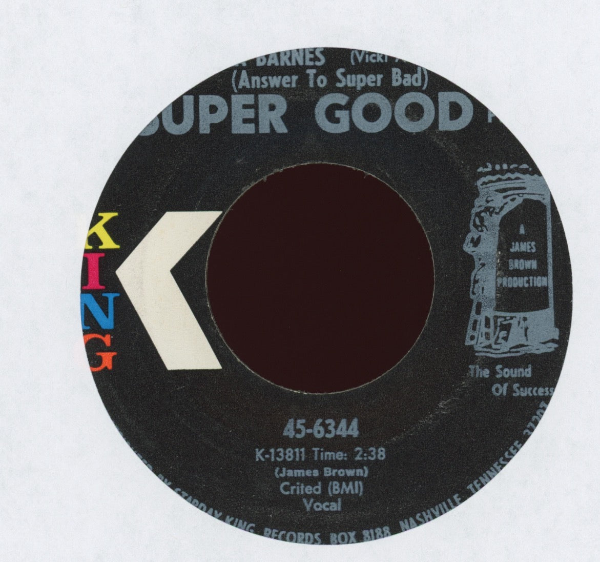 Myra Barnes - Super Good on King Funk 45