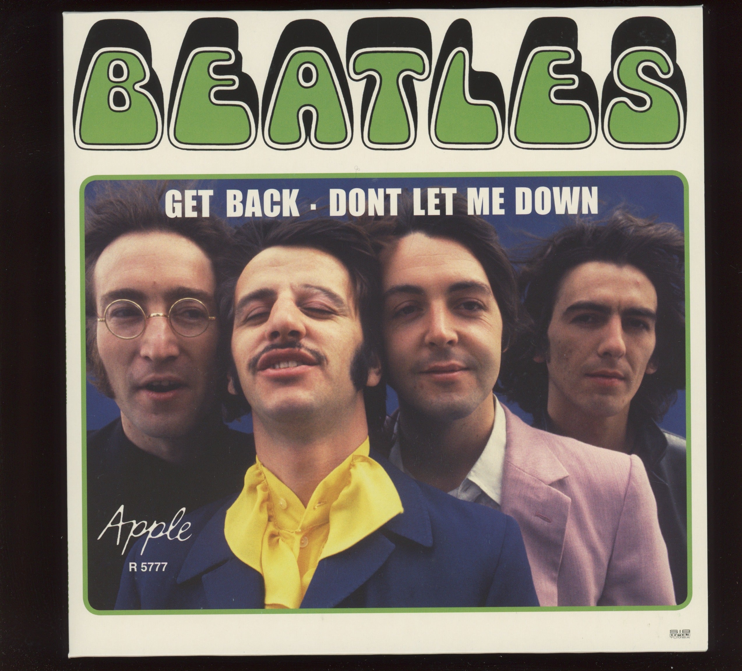 The Beatles - Get Back / Don't Let Me Down on Apple 7" Reissue With Picture Sleeve