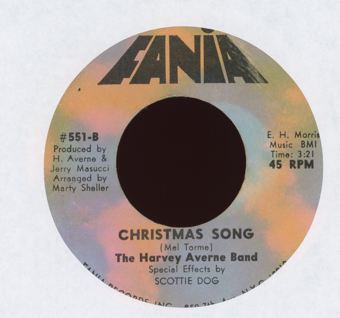 The Harvey Averne Band - Let's Get It Together This Christmas on Fania Latin Funk 45