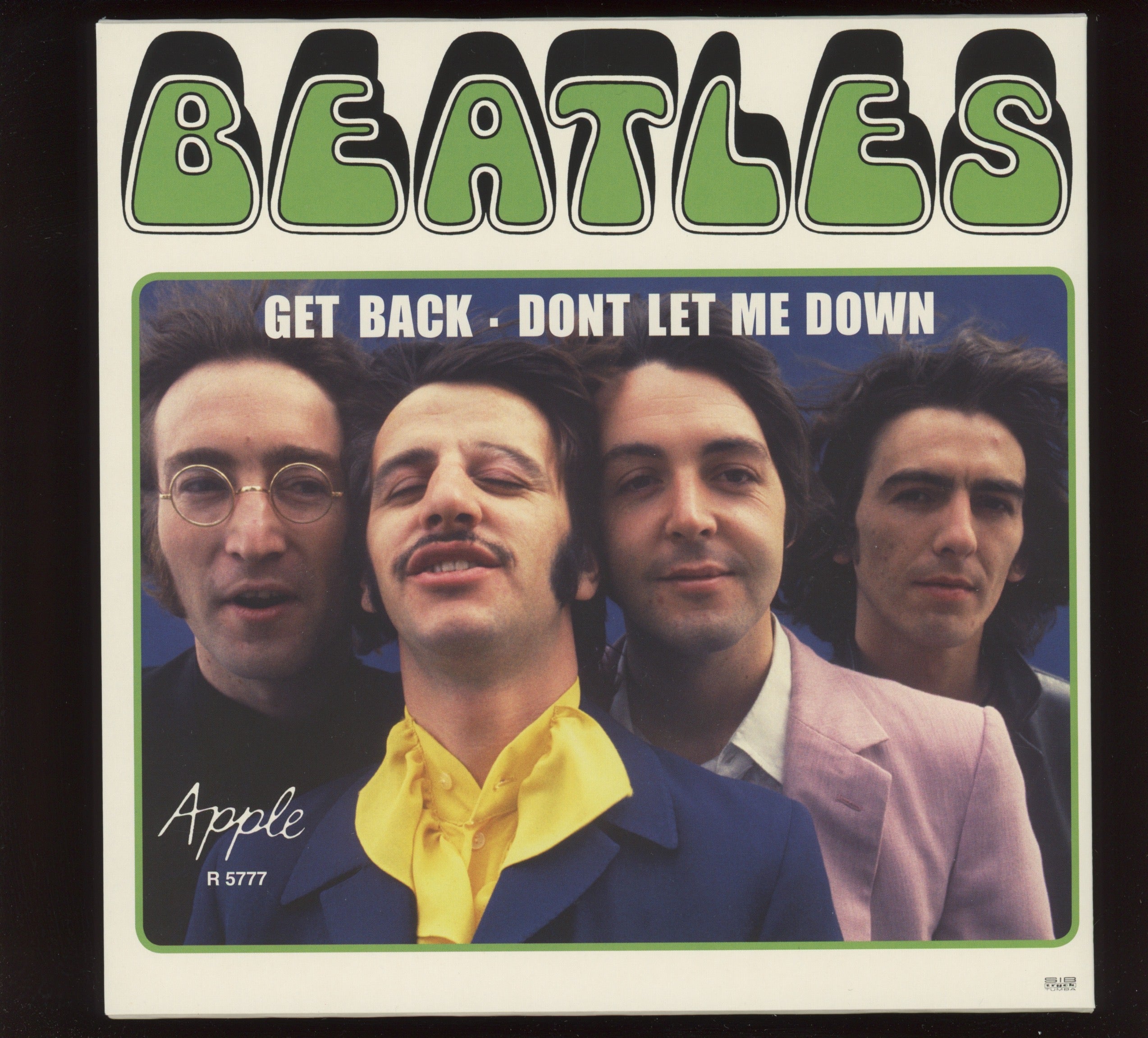 The Beatles - Get Back / Don't Let Me Down on Apple 7" Reissue With Picture Sleeve