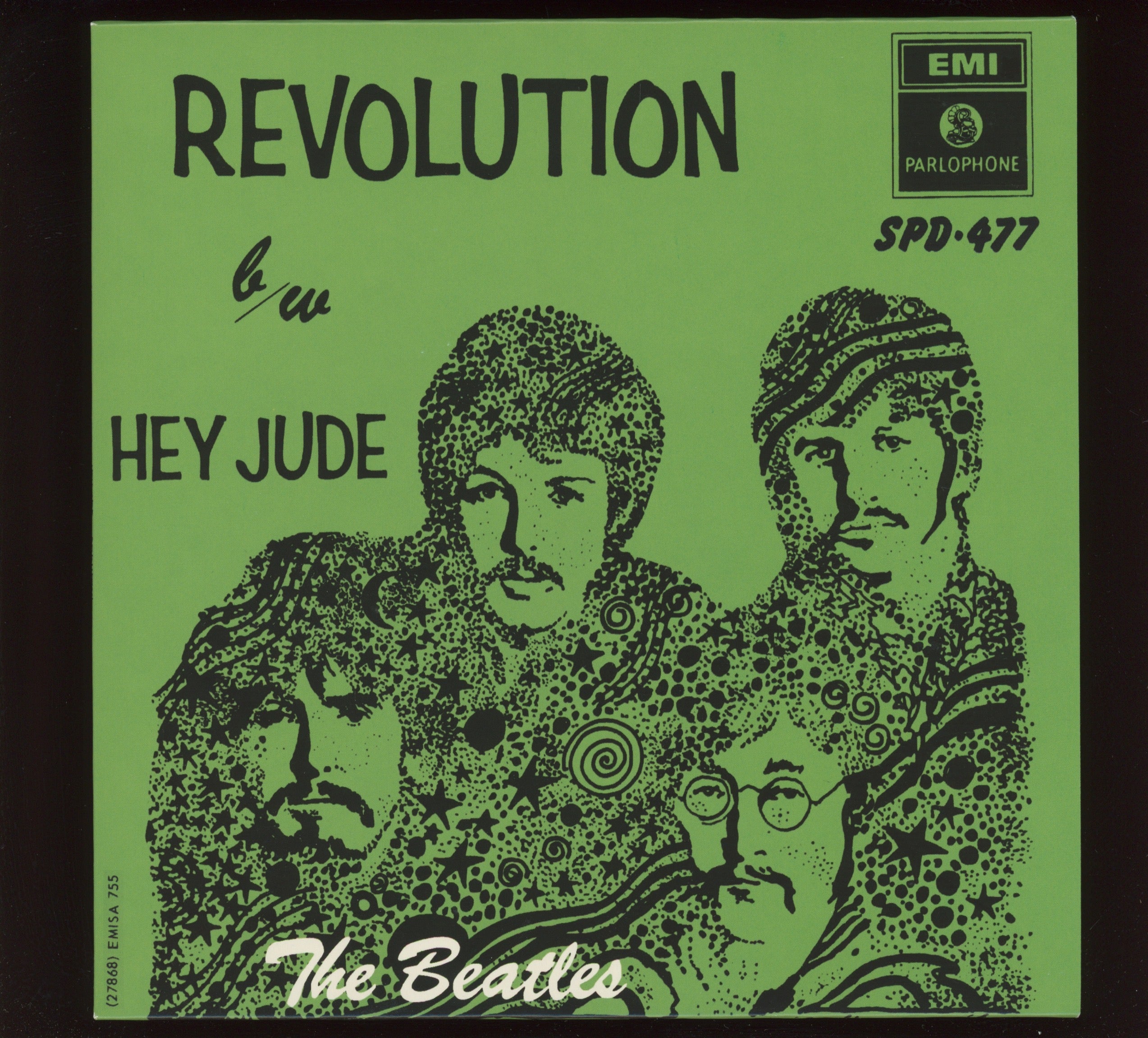 The Beatles - Revolution / Hey Jude on Parlophone 7" Reissue With Picture Cover