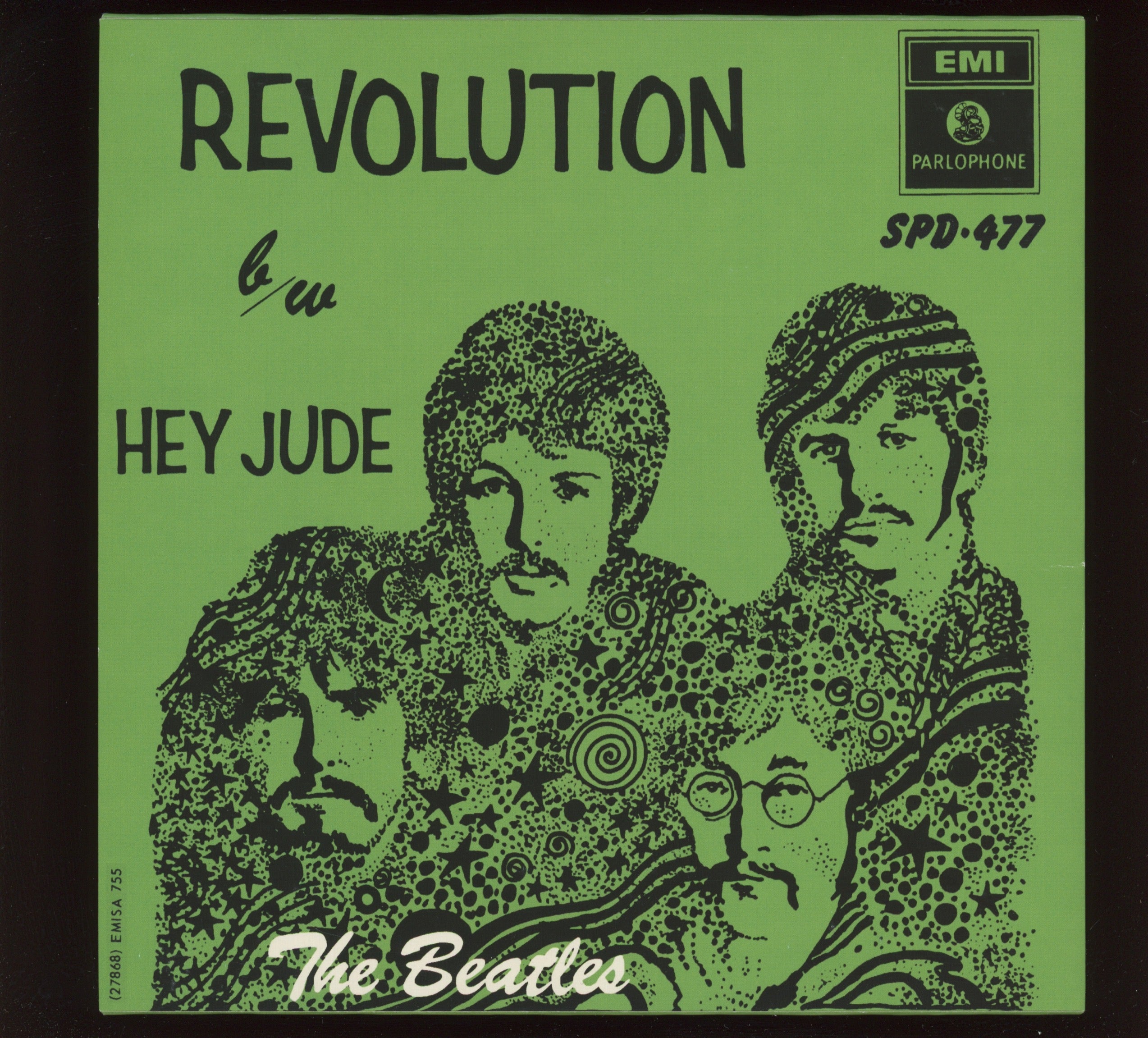 The Beatles - Revolution / Hey Jude on Parlophone 7" Reissue With Picture Cover