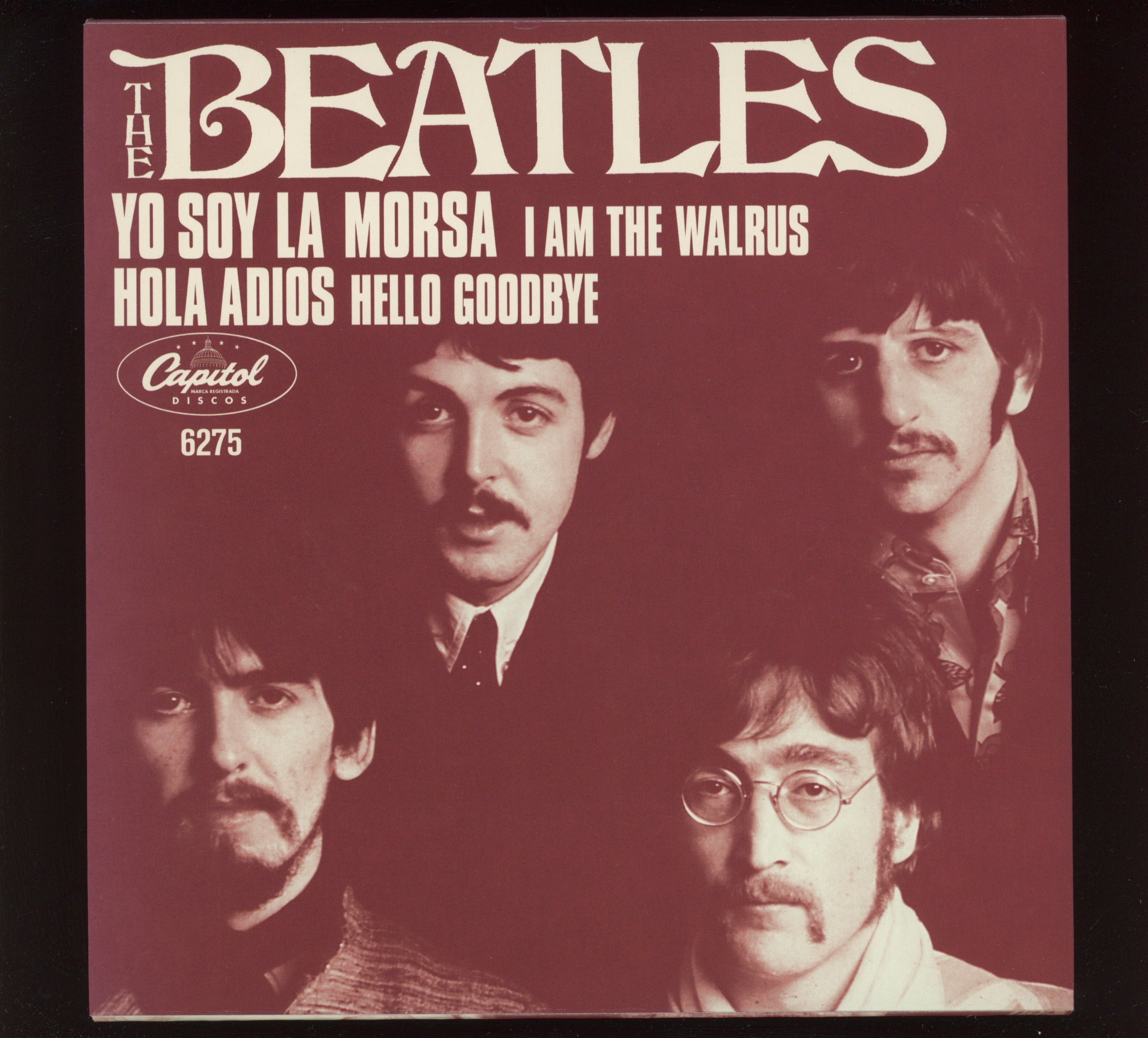 The Beatles - Hello, Goodbye / I Am The Walrus Hola Adios on Discos Ca
