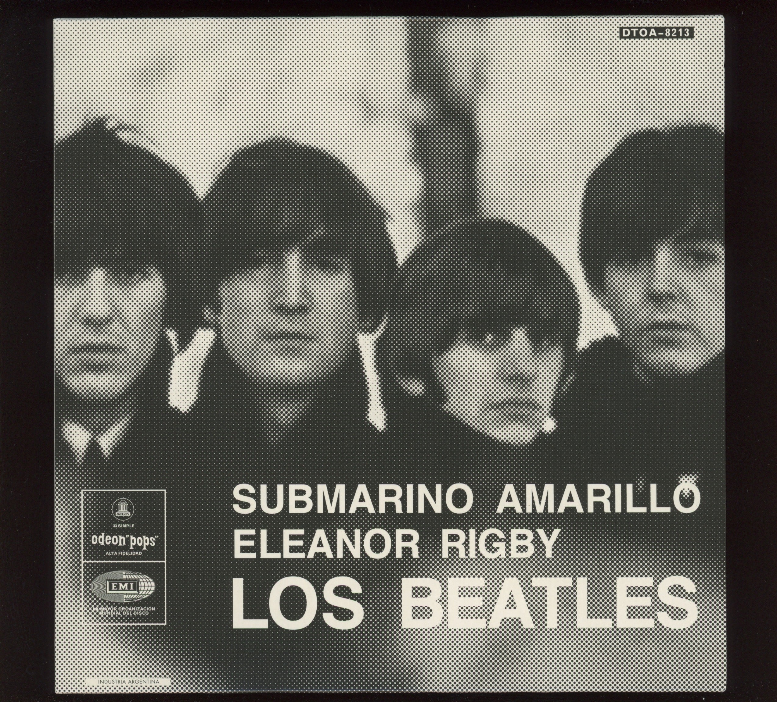 The Beatles - Yellow Submarine / Eleanor Rigby on Odeon Pops 7" Reissue With Picture Cover