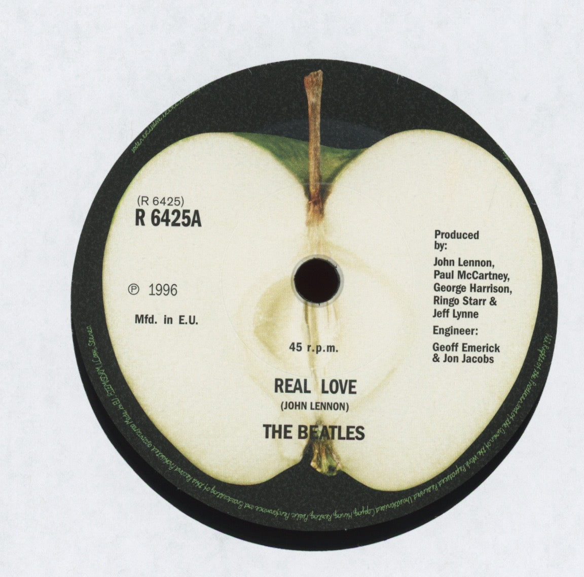 The Beatles - Free As A Bird / Real Love on Apple 7" With Picture Cover