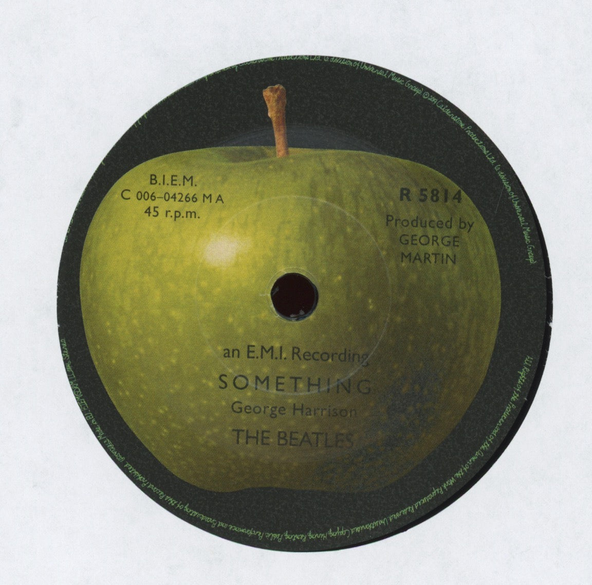 The Beatles - Something / Come Together on Apple 7" Reissue With Picture Cover