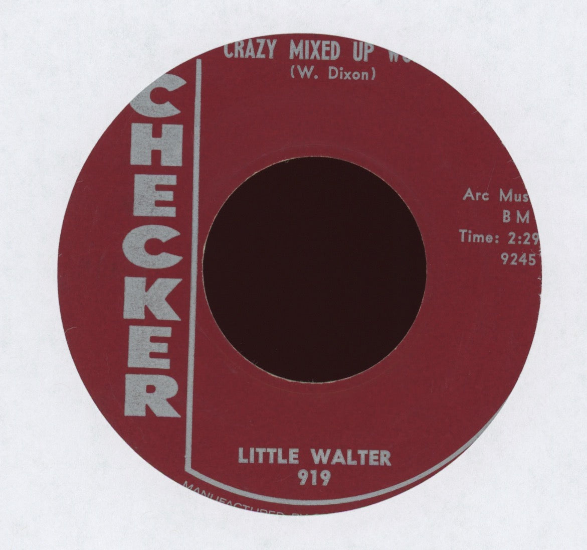 Little Walter - Crazy Mixed Up World on Checker R&B Rocker 45