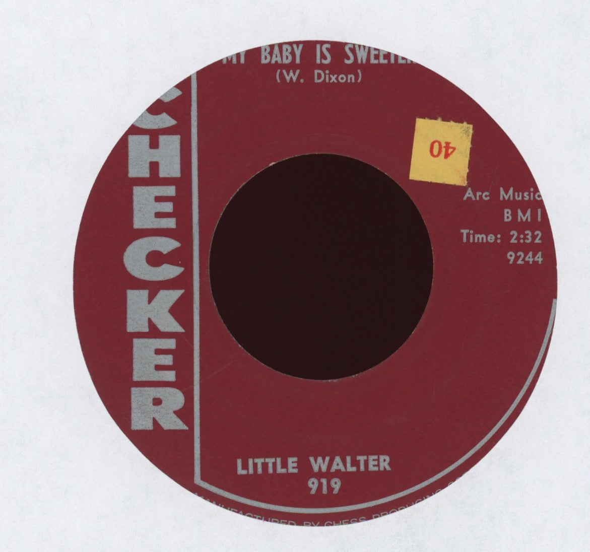 Little Walter - Crazy Mixed Up World on Checker R&B Rocker 45