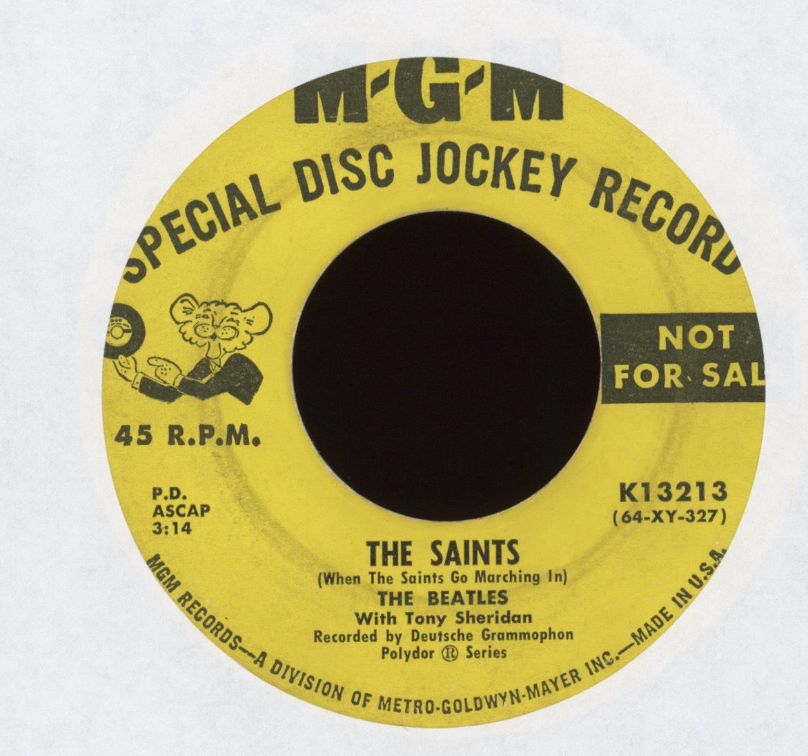The Beatles With Tony Sheridan - My Bonnie on MGM Promo Rock 45