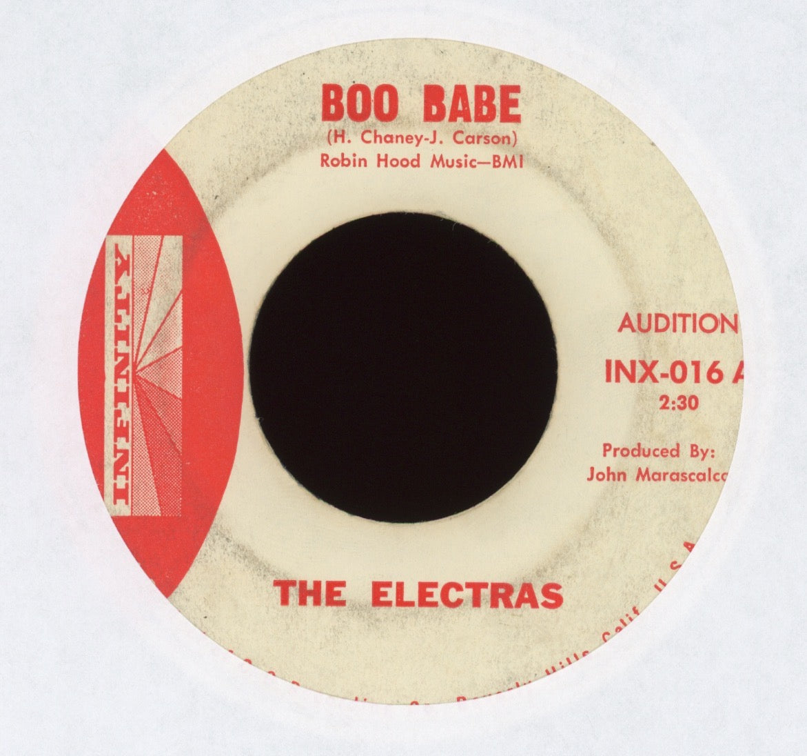 The Electras - Boo Babe on Infinity Promo R&B Doo Wop 45