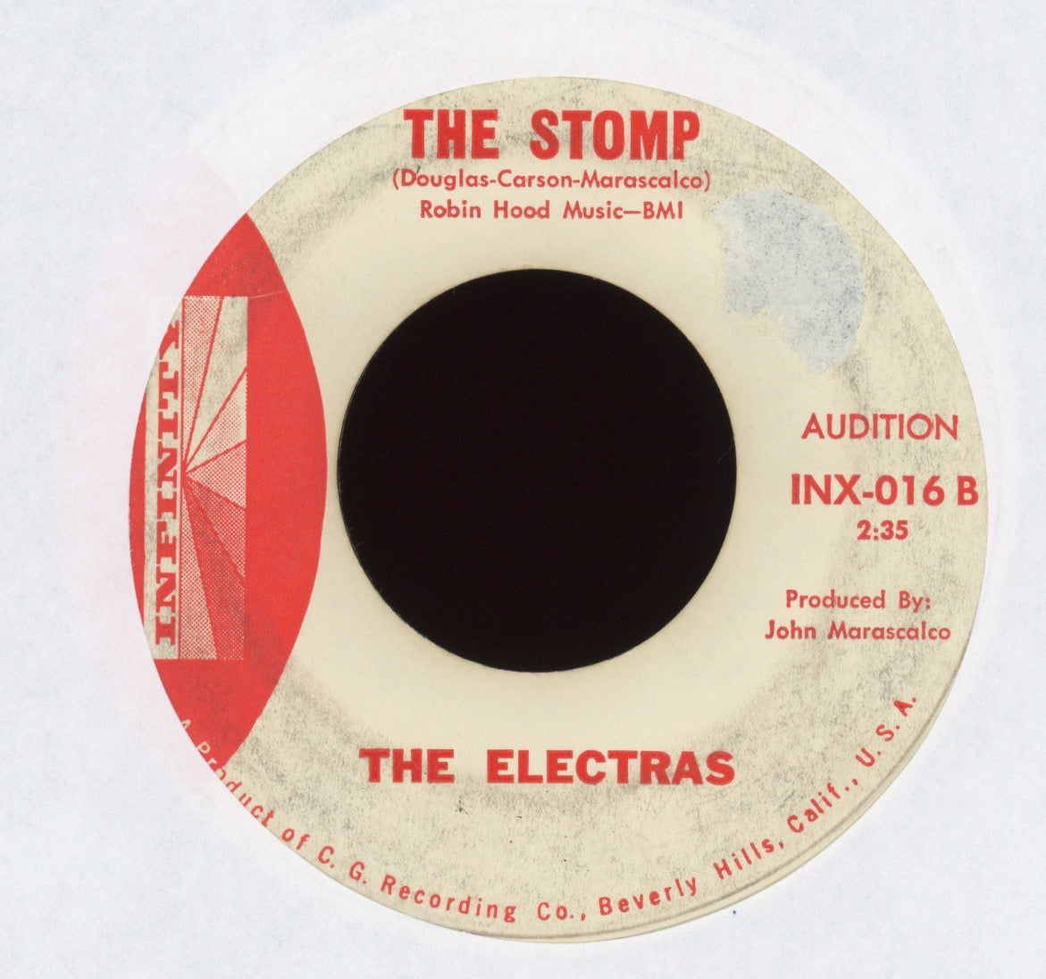 The Electras - Boo Babe on Infinity Promo R&B Doo Wop 45