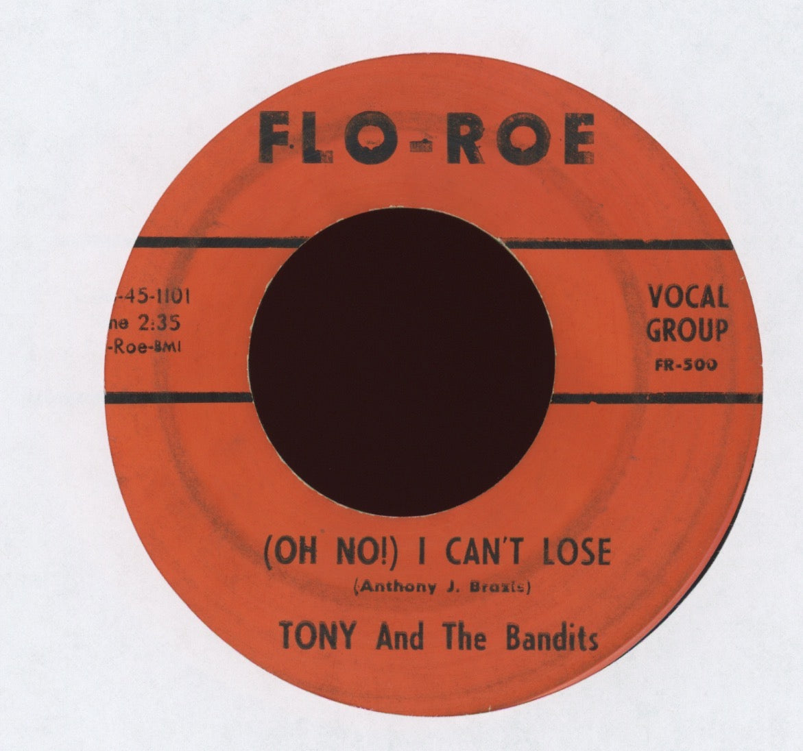 Tony And The Bandits - It's A Bit Of Alright on Flo-Roe Garage 45