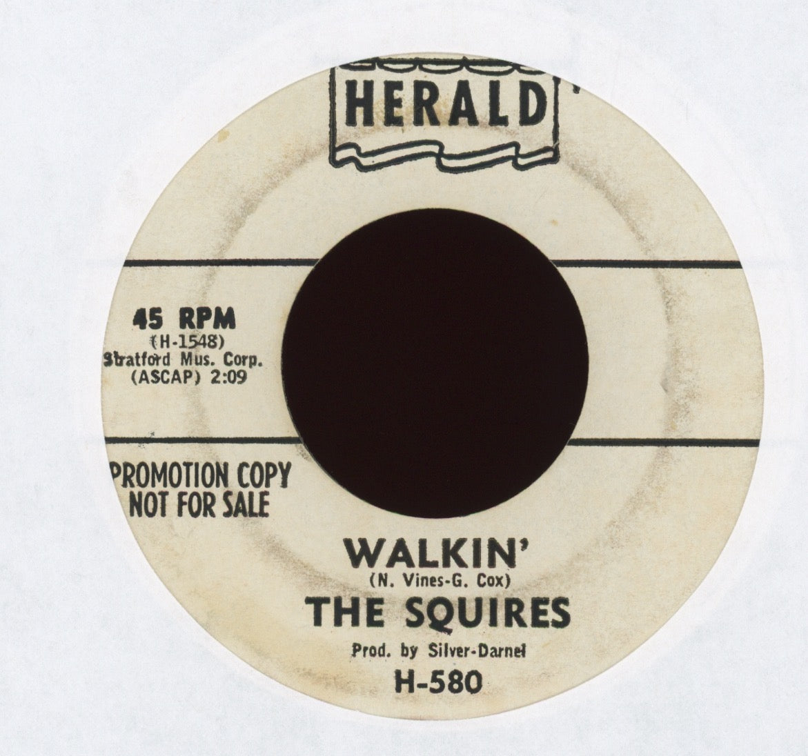 The Squires - Why Should I Suffer on Herald Promo R&B Doo Wop 45