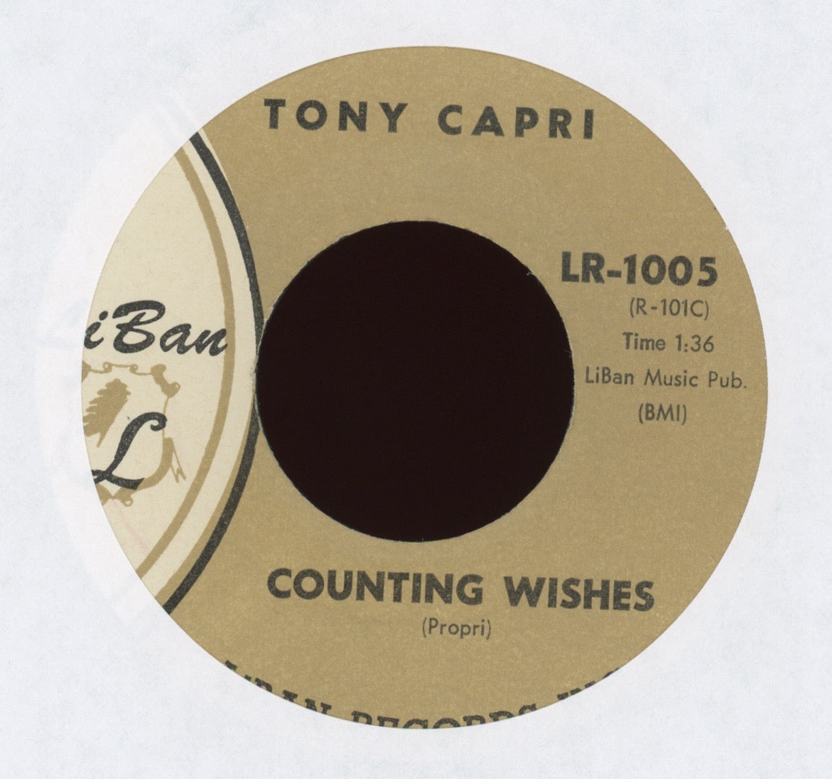 Tony Capri - Counting Wishes on Liban Teen 45