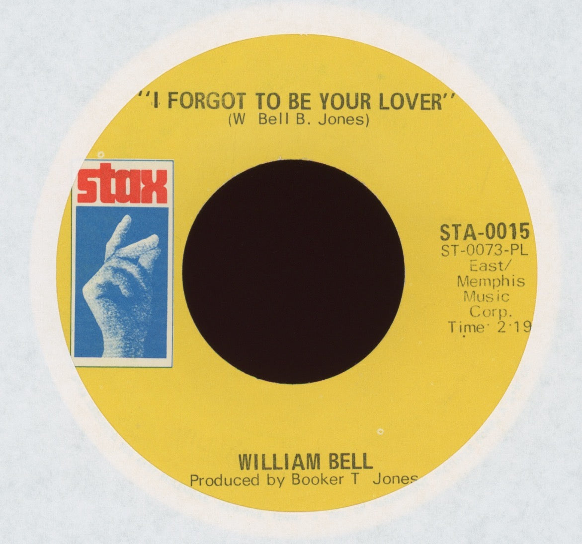 William Bell - I Forgot To Be Your Lover on Stax Samples
