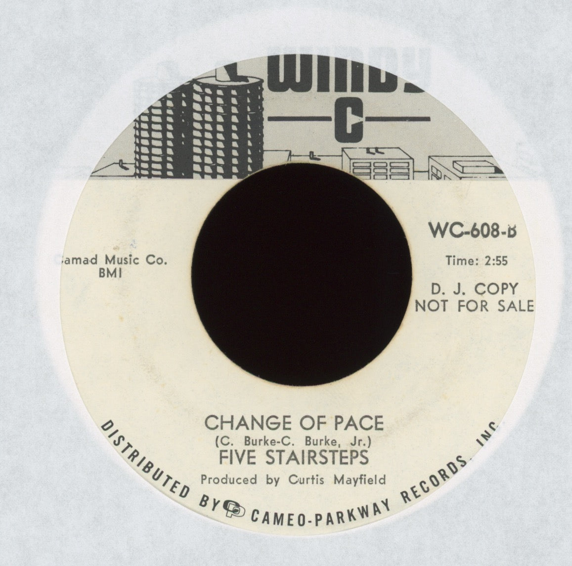 Five Stairsteps - Change of Pace on Windy C Promo Northern Soul 45