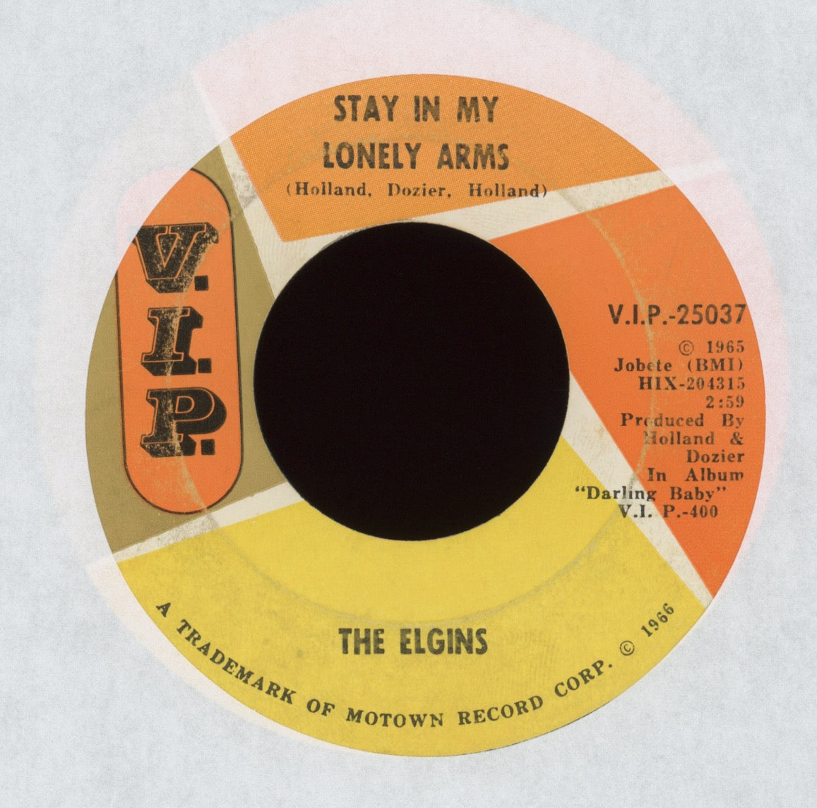 The Elgins - Heaven Must Have Sent You on V.I.P. Northern Soul 45