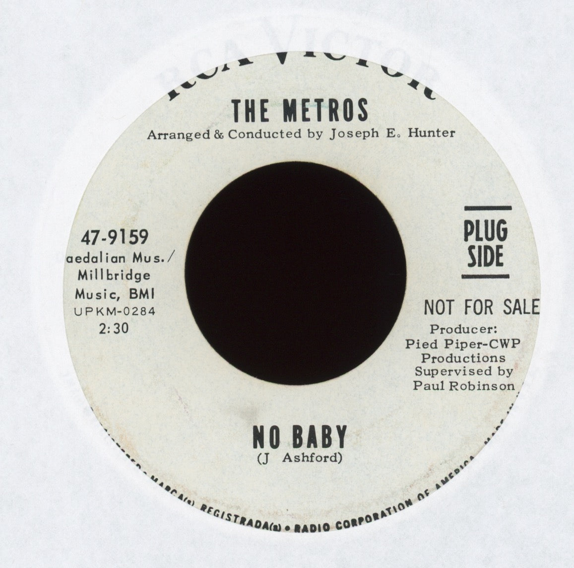 The Metros - Since I Found My Baby on RCA Promo Northern Soul 45
