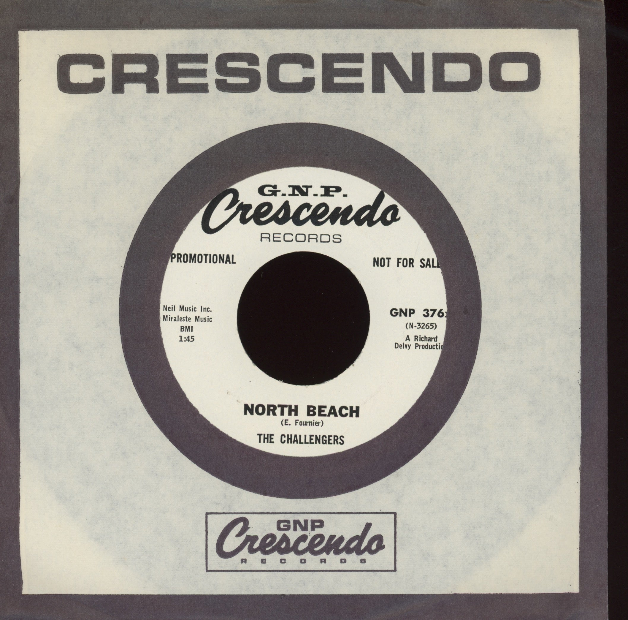 The Challengers - Wipe Out on GNP Crescendo Promo Surf 45