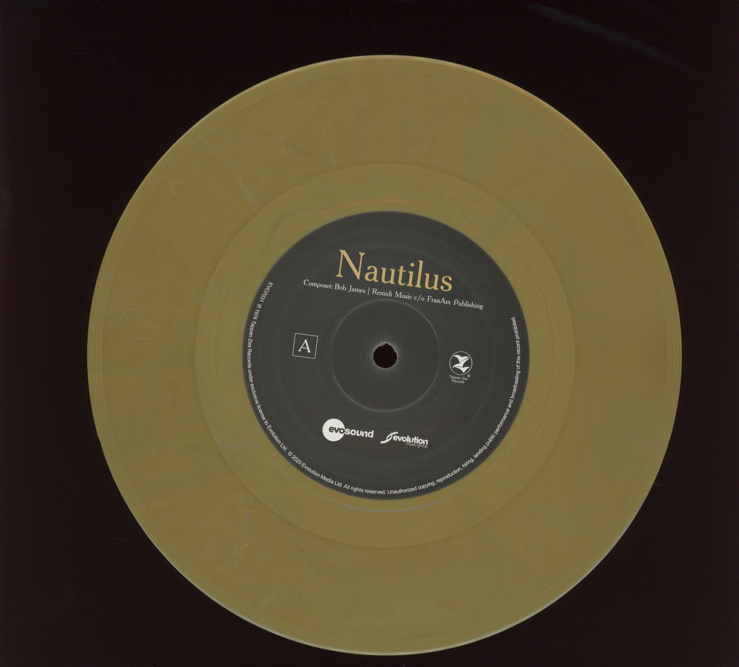 Bob James - Nautilus  on Evosound Gold Vinyl 7" 45 RPM With Picture Sleeve