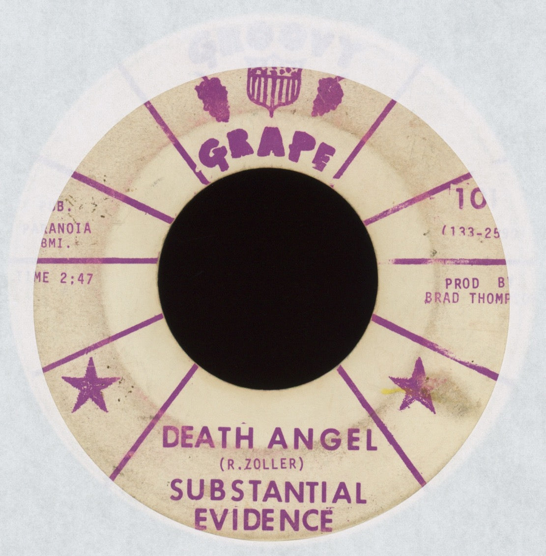 Substantial Evidence - Death Angel on Groovy Grape Garage 45