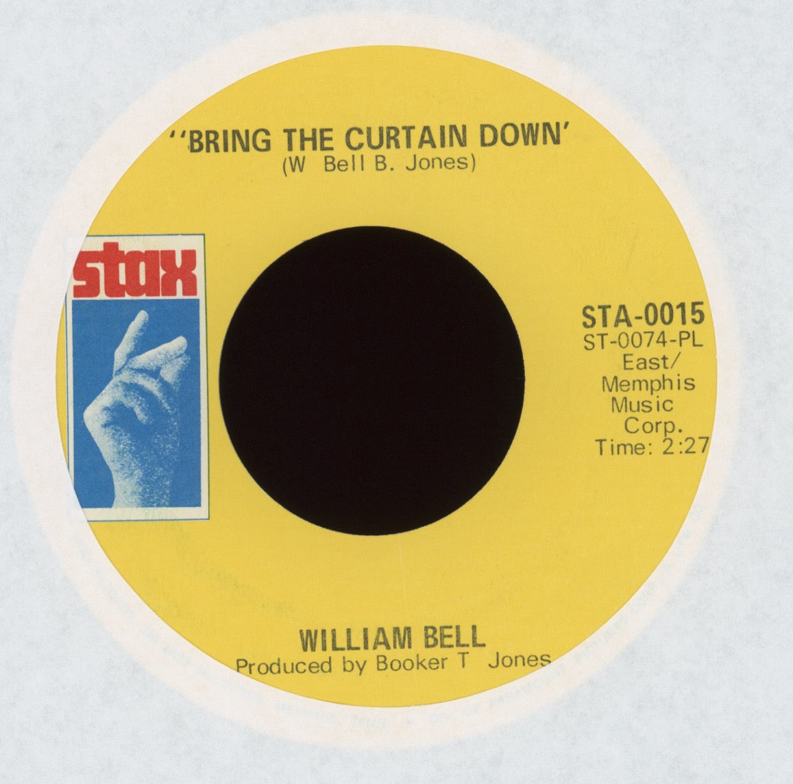 William Bell - I Forgot To Be Your Lover on Stax Soul 45 Samples