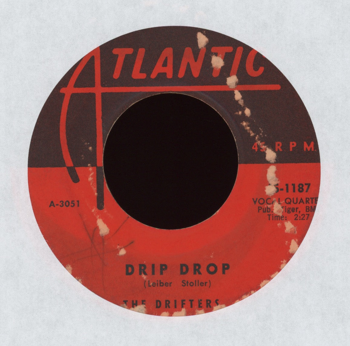 The Drifters - Drip Drop on Atlantic R&B 45