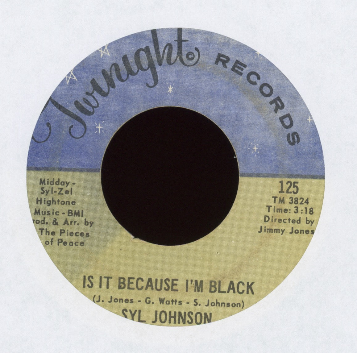 Syl Johnson - Is It Because I'm Black on Twinight Funk 45 Samples