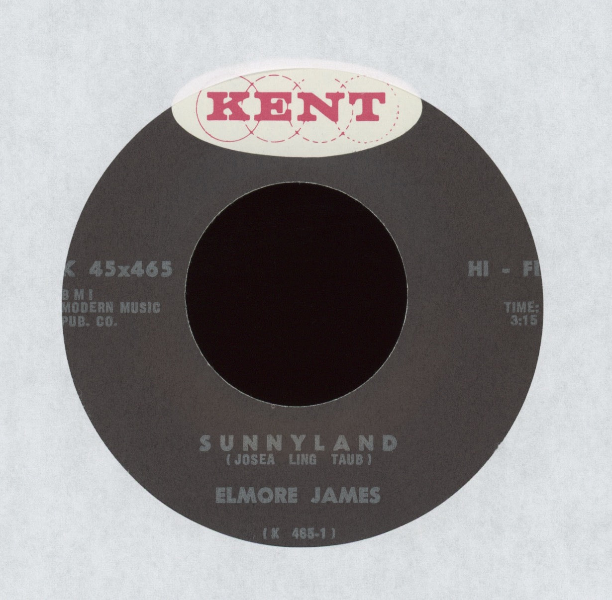 Elmore James - Sunnyland on Kent Blues 45