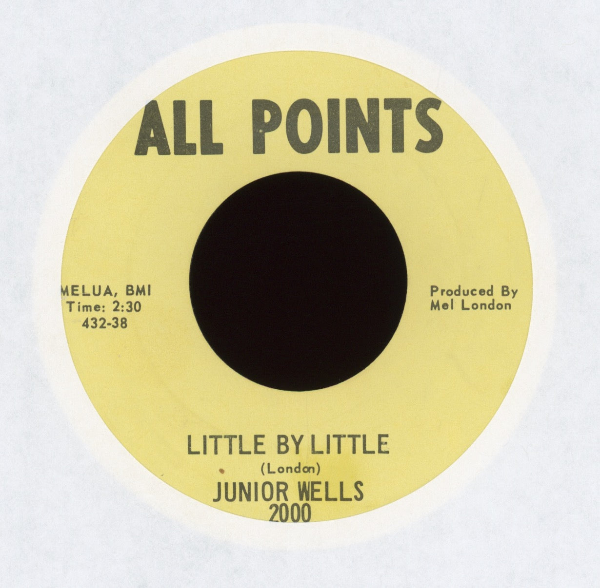 Junior Wells - Little By Little on All Points R&B 45