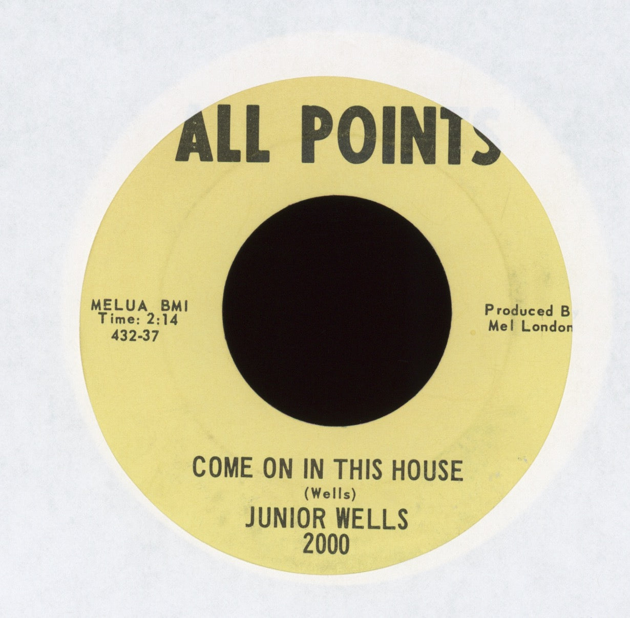 Junior Wells - Little By Little on All Points R&B 45