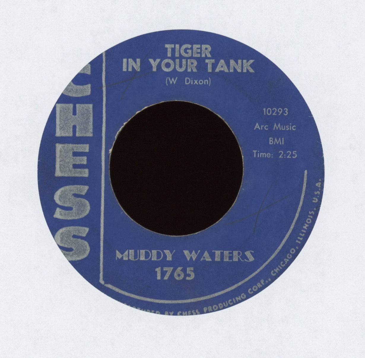 Muddy Waters - Tiger In Your Tank on Chess R&B 45