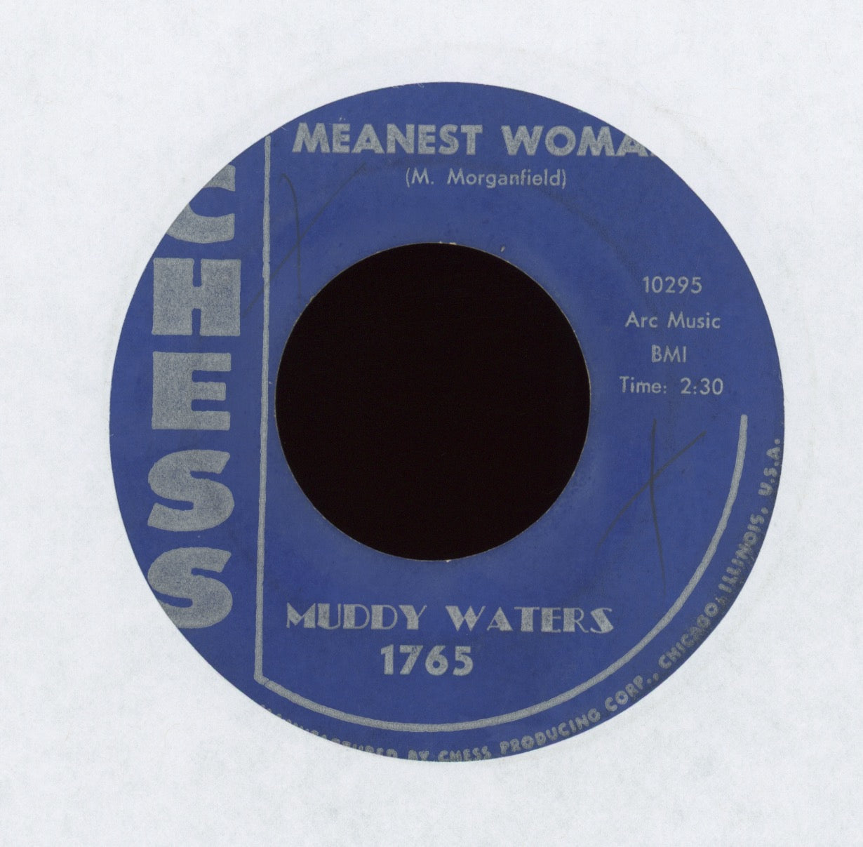 Muddy Waters - Tiger In Your Tank on Chess R&B 45