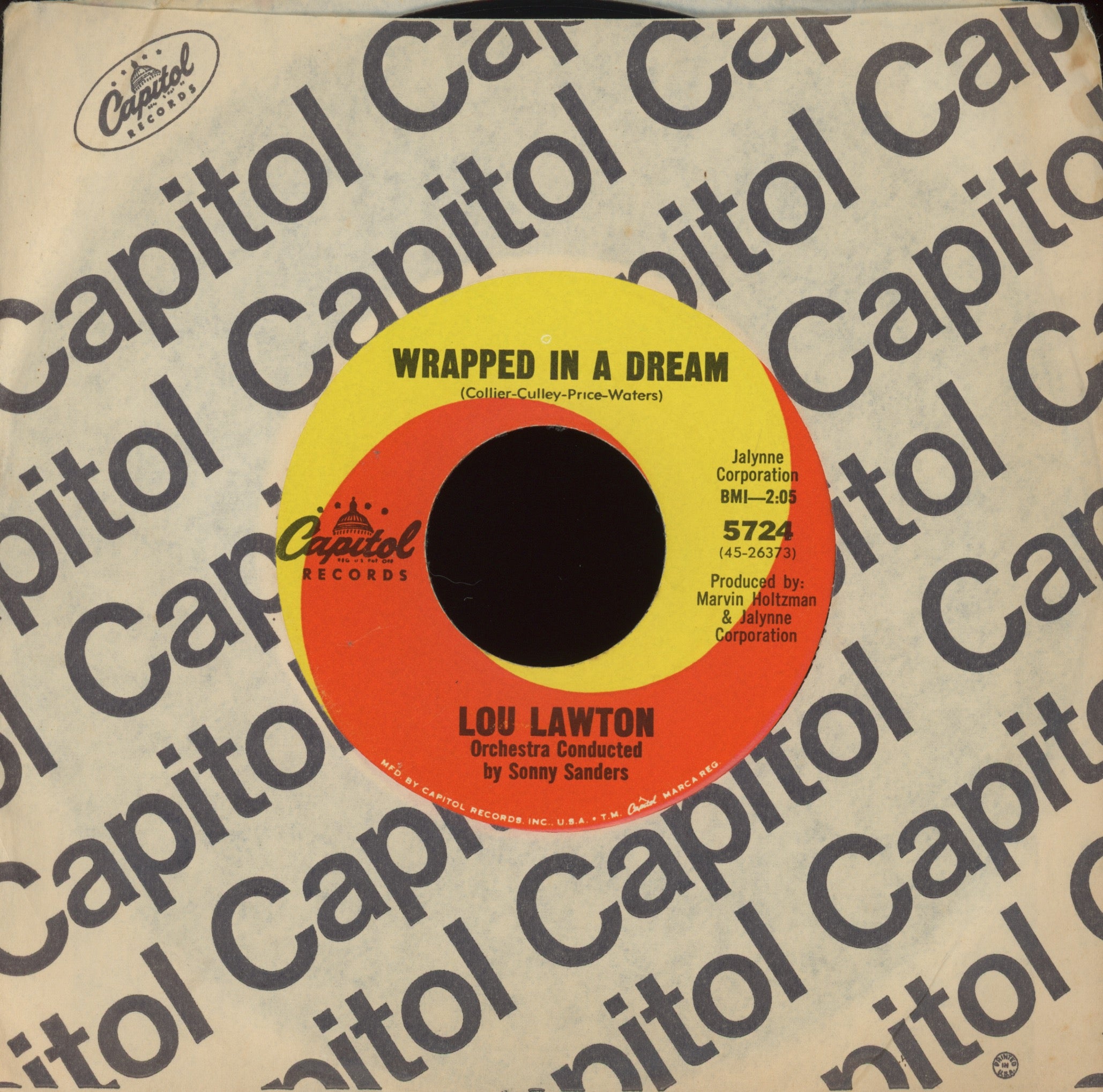 Lou Lawton - Wrapped In A Dream on Capitol Northern Soul 45