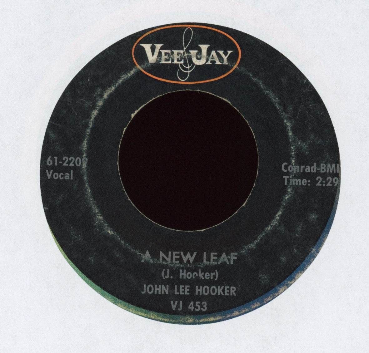 John Lee Hooker - She's Mine on Vee Jay R&B Blues 45