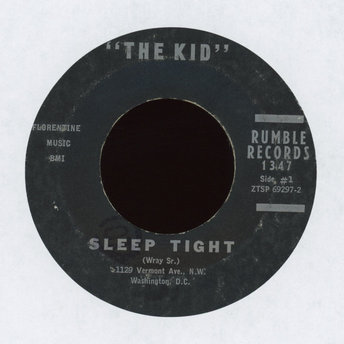 The Kid - Sleep Tight on Rumble Records R&B Doo Wop 45